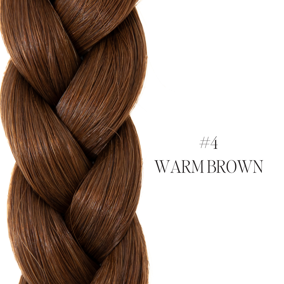 warm brown weft hair extensions afterpay